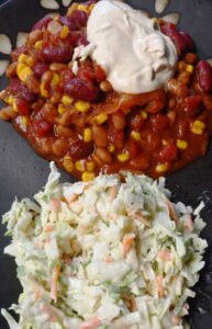 Chili with Coleslaw