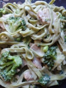 Fettuccine with Broccoli and Sausage