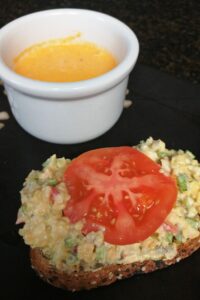 Soup with 'Tuna' on Toast