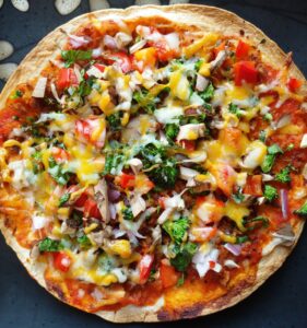 Recipes » Dinner » Tortillas & Wraps » Tortilla Pizza!