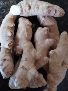 Raw ginger root